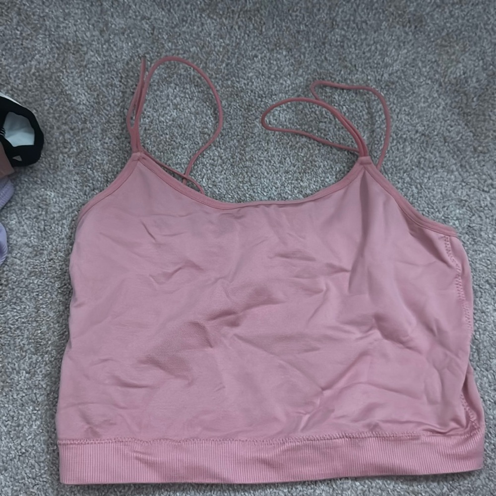 Double strap tank top
